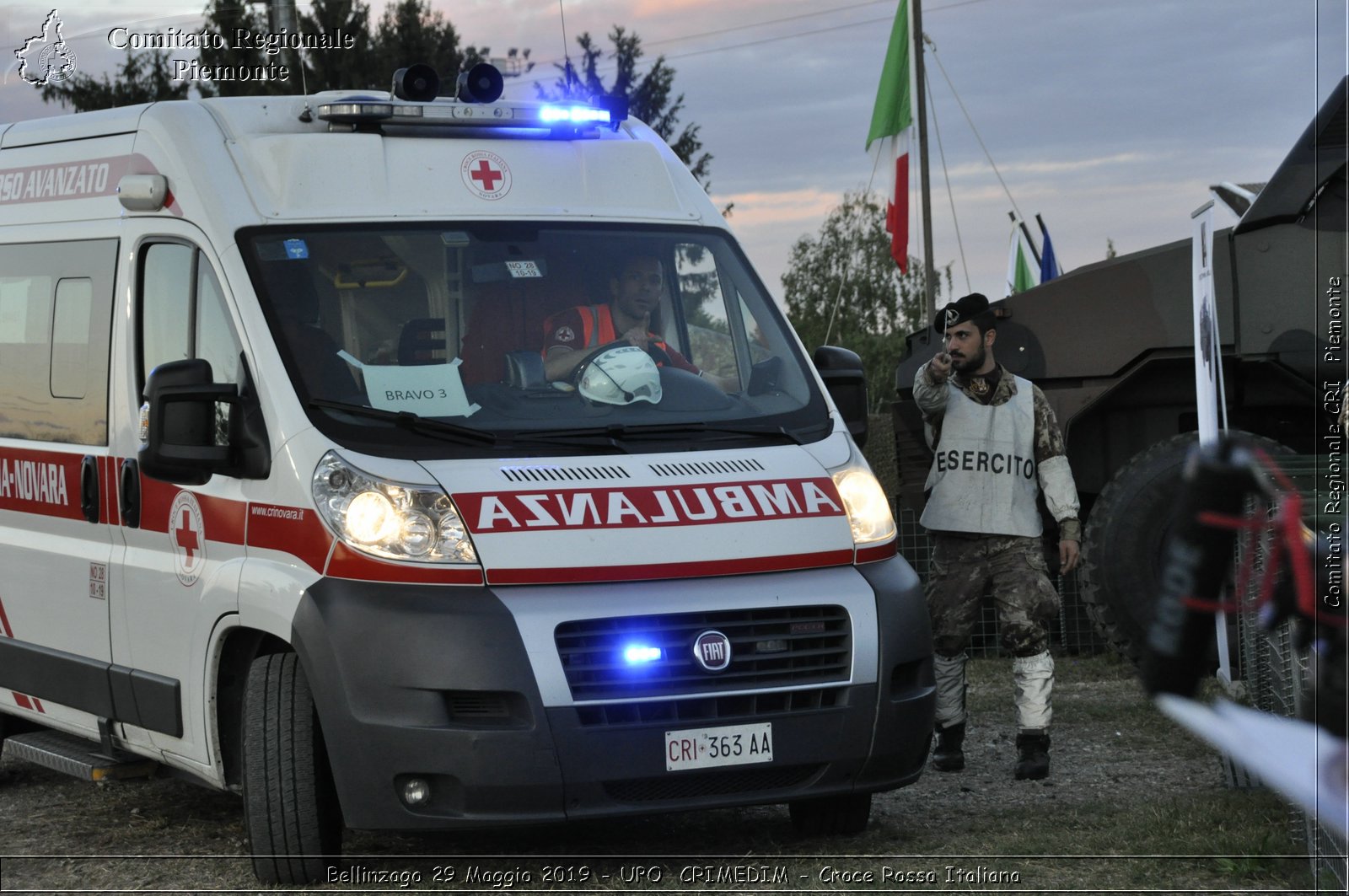 Bellinzago 29 Maggio 2019 - UPO  CRIMEDIM - Croce Rossa Italiana - Comitato Regionale del Piemonte