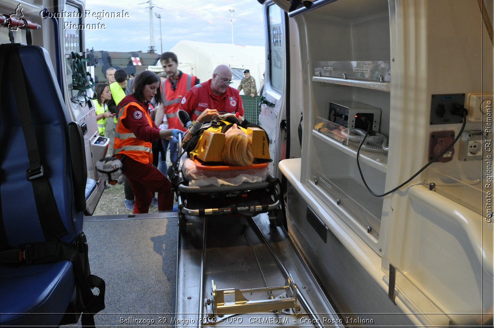 Bellinzago 29 Maggio 2019 - UPO  CRIMEDIM - Croce Rossa Italiana - Comitato Regionale del Piemonte