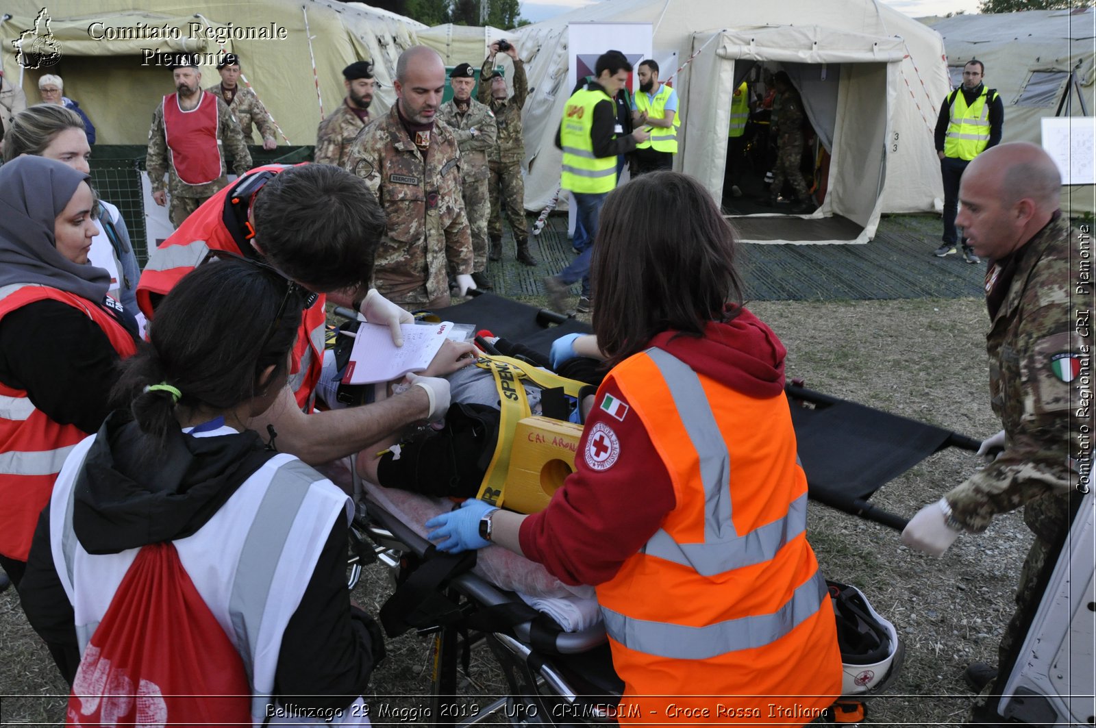 Bellinzago 29 Maggio 2019 - UPO  CRIMEDIM - Croce Rossa Italiana - Comitato Regionale del Piemonte