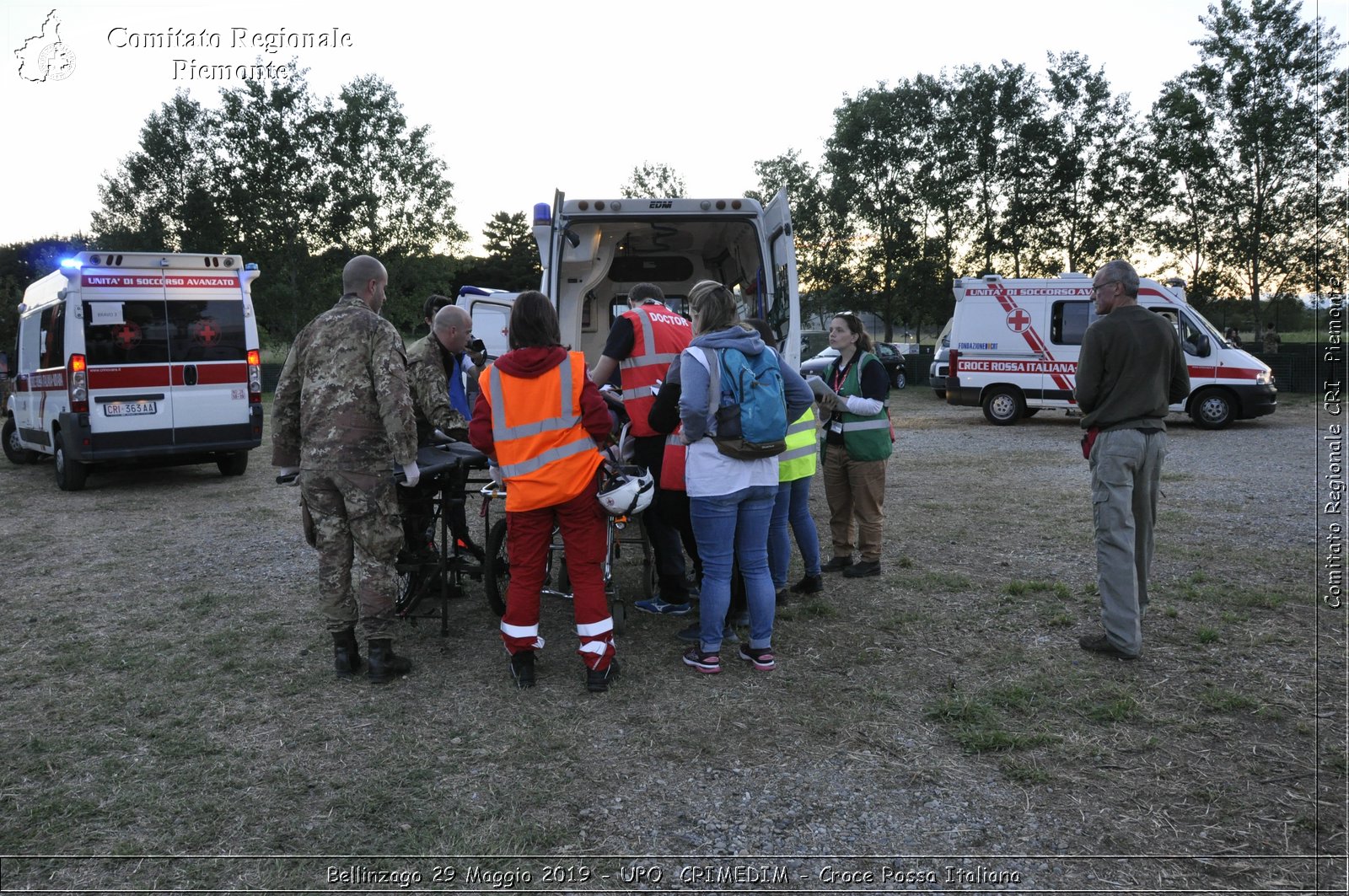 Bellinzago 29 Maggio 2019 - UPO  CRIMEDIM - Croce Rossa Italiana - Comitato Regionale del Piemonte