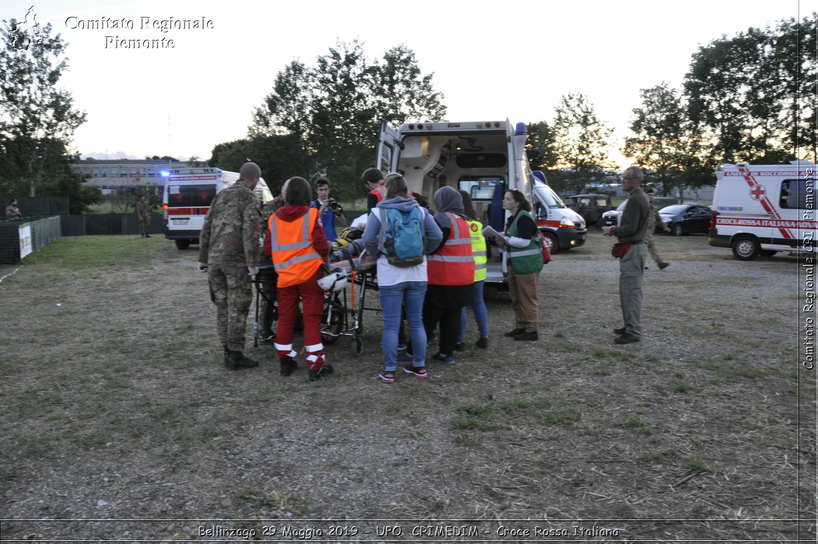 Bellinzago 29 Maggio 2019 - UPO  CRIMEDIM - Croce Rossa Italiana - Comitato Regionale del Piemonte