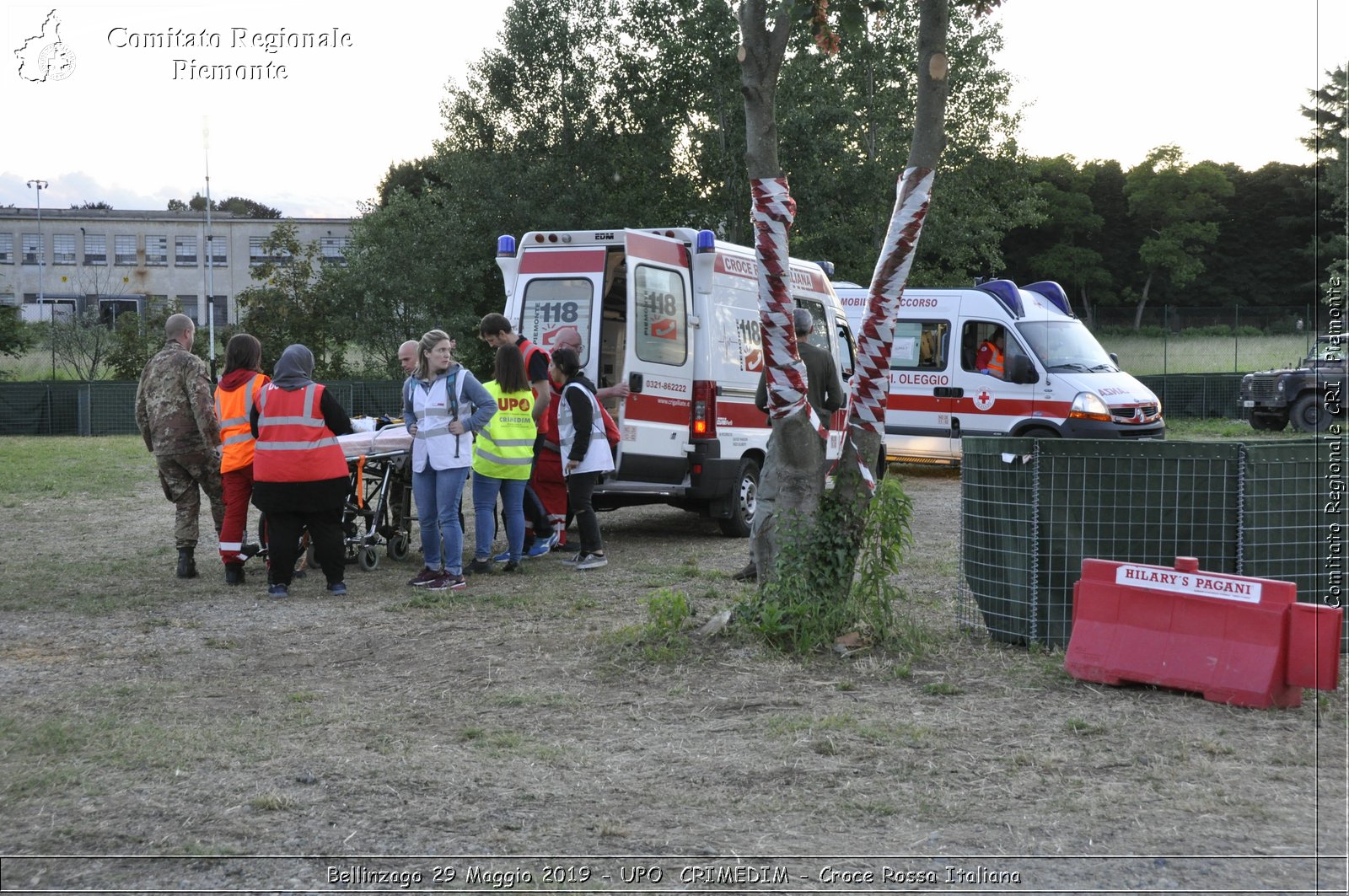 Bellinzago 29 Maggio 2019 - UPO  CRIMEDIM - Croce Rossa Italiana - Comitato Regionale del Piemonte