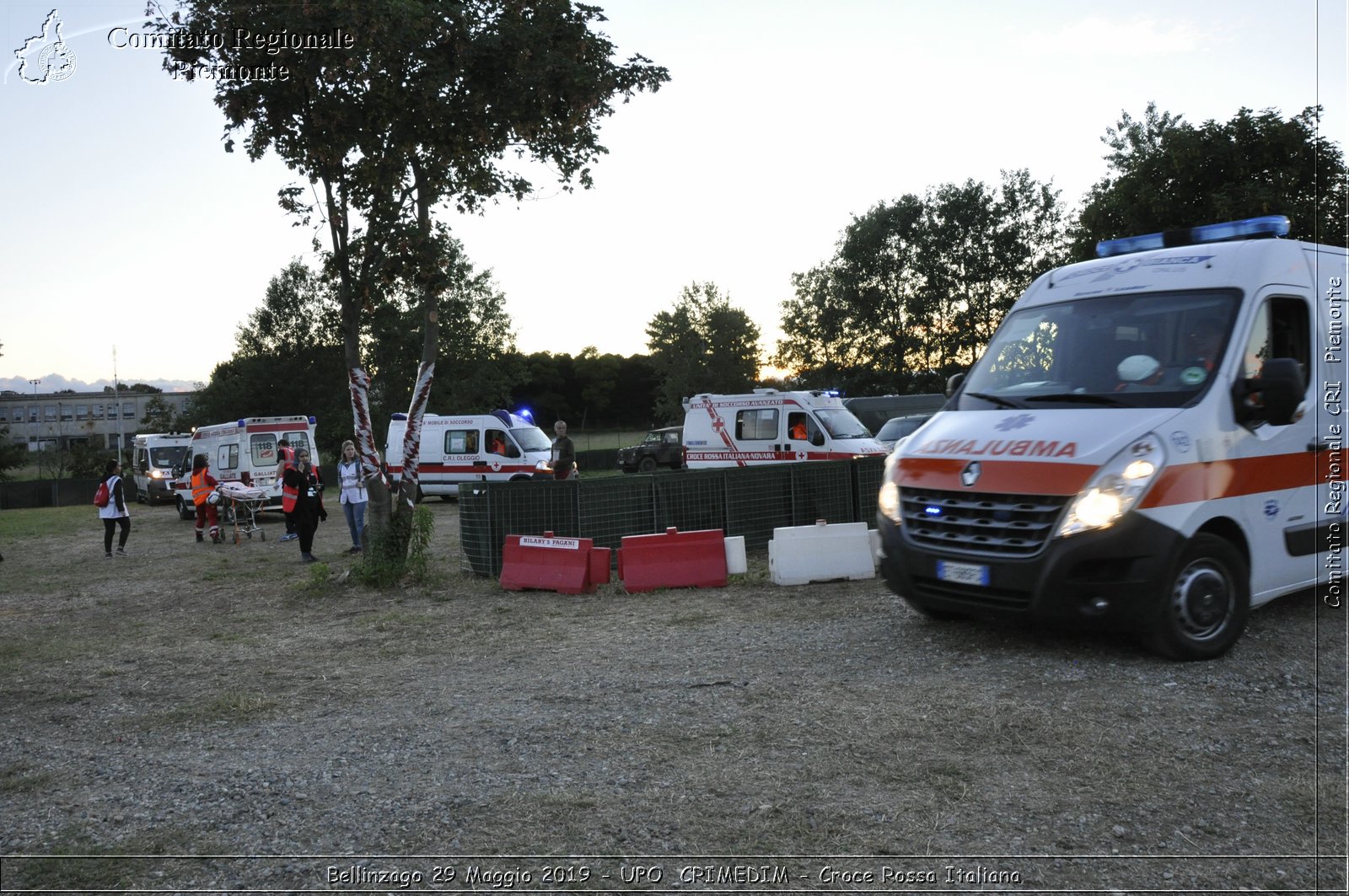 Bellinzago 29 Maggio 2019 - UPO  CRIMEDIM - Croce Rossa Italiana - Comitato Regionale del Piemonte