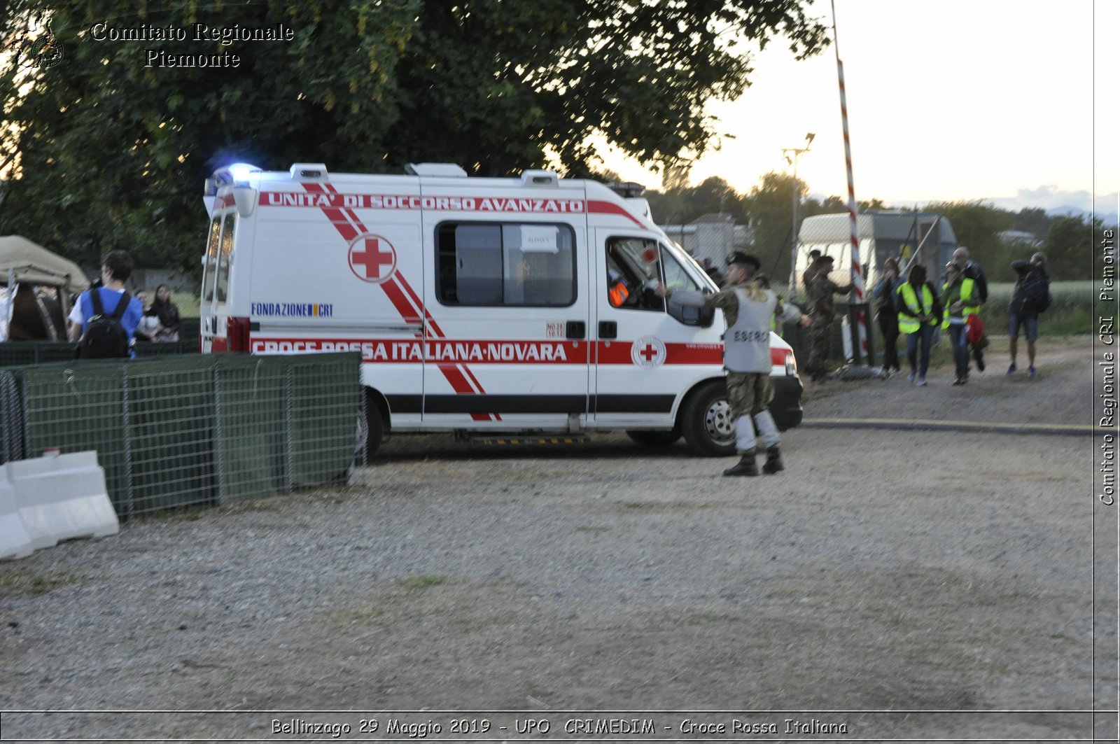 Bellinzago 29 Maggio 2019 - UPO  CRIMEDIM - Croce Rossa Italiana - Comitato Regionale del Piemonte