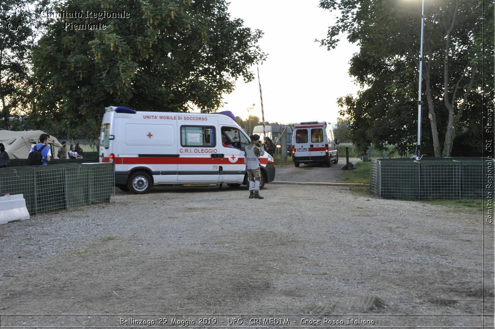 Bellinzago 29 Maggio 2019 - UPO  CRIMEDIM - Croce Rossa Italiana - Comitato Regionale del Piemonte