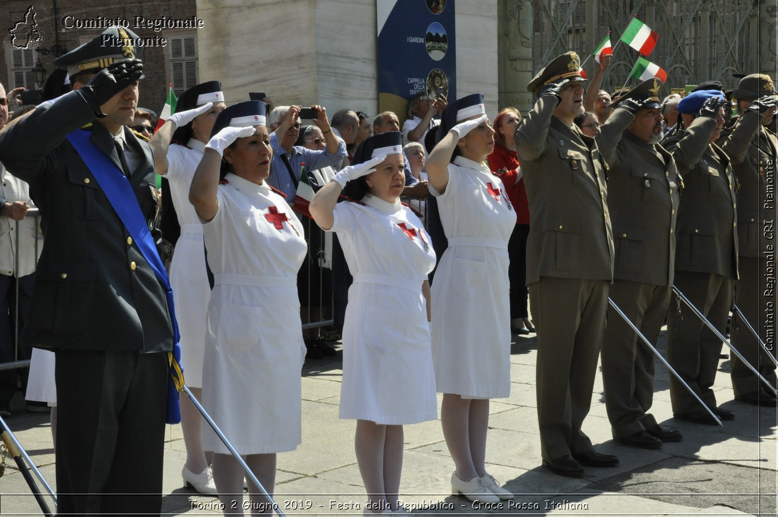 Torino 2 Giugno 2019 - Festa della Repubblica - Croce Rossa Italiana - Comitato Regionale del Piemonte