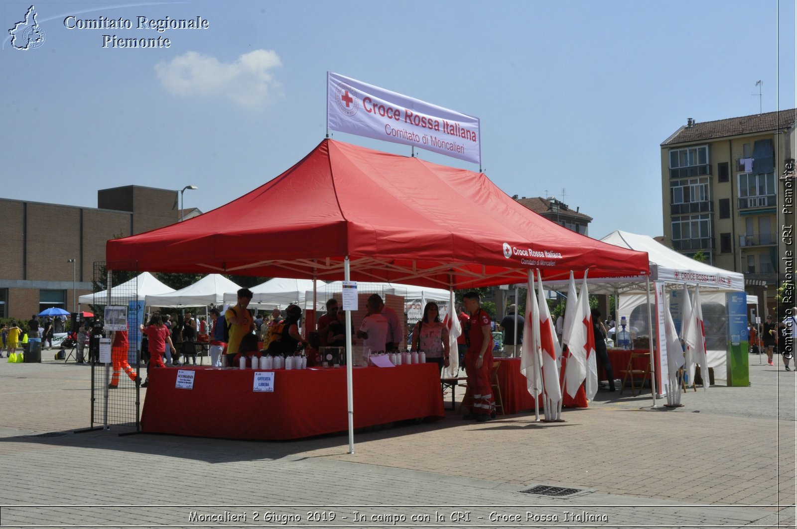 Moncalieri 2 Giugno 2019 - In campo con la CRI - Croce Rossa Italiana - Comitato Regionale del Piemonte