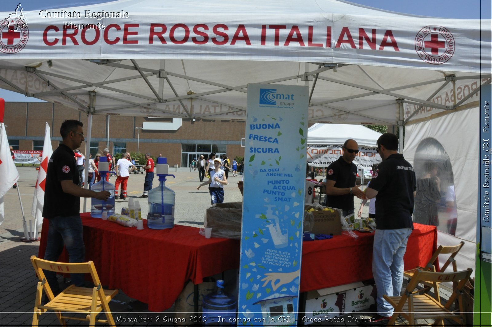 Moncalieri 2 Giugno 2019 - In campo con la CRI - Croce Rossa Italiana - Comitato Regionale del Piemonte