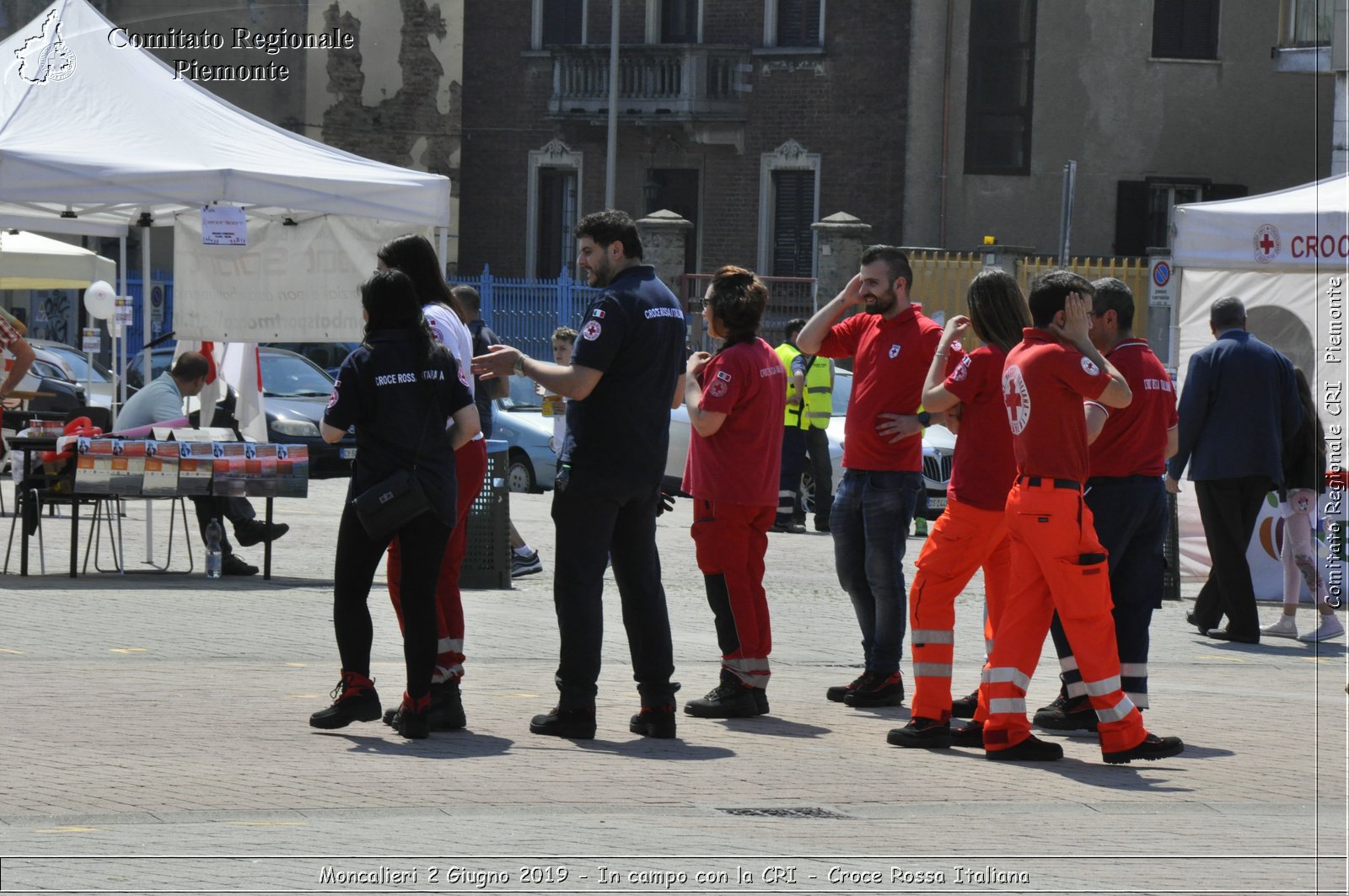 Moncalieri 2 Giugno 2019 - In campo con la CRI - Croce Rossa Italiana - Comitato Regionale del Piemonte