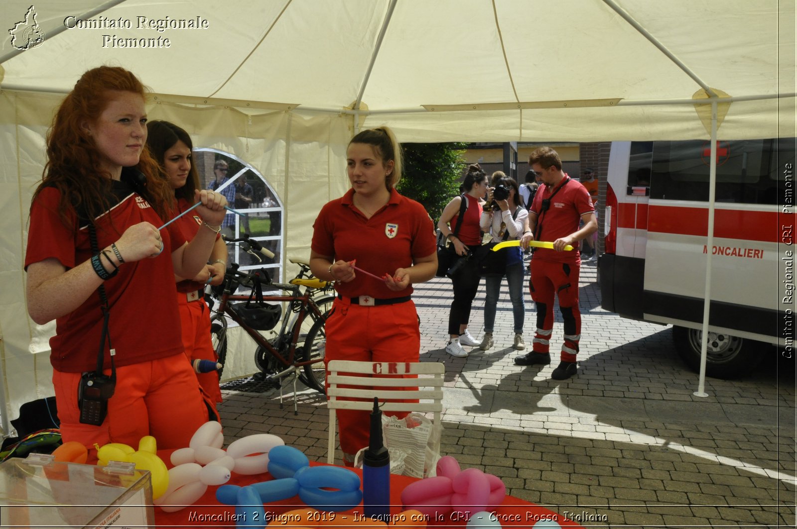 Moncalieri 2 Giugno 2019 - In campo con la CRI - Croce Rossa Italiana - Comitato Regionale del Piemonte