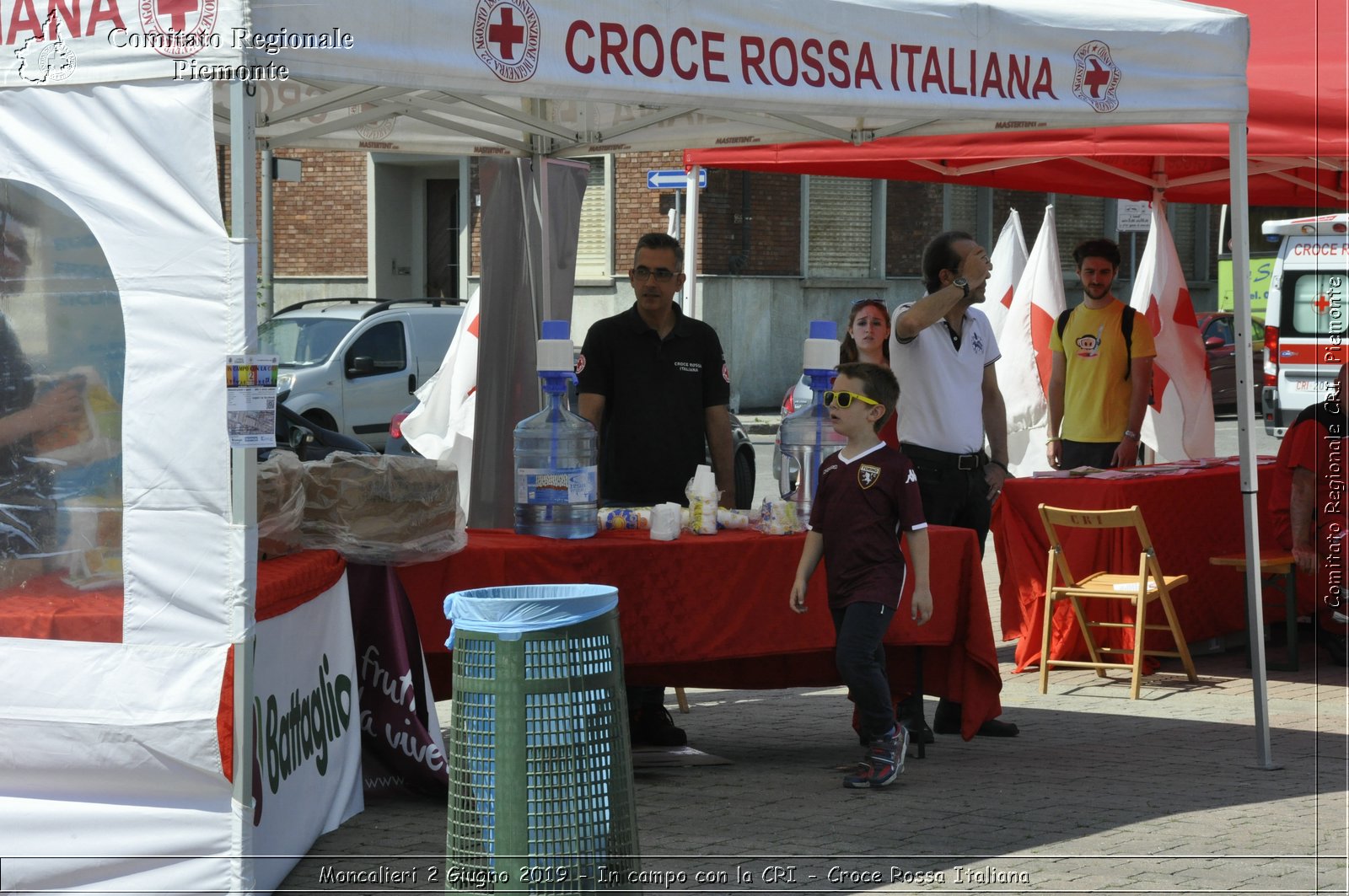 Moncalieri 2 Giugno 2019 - In campo con la CRI - Croce Rossa Italiana - Comitato Regionale del Piemonte