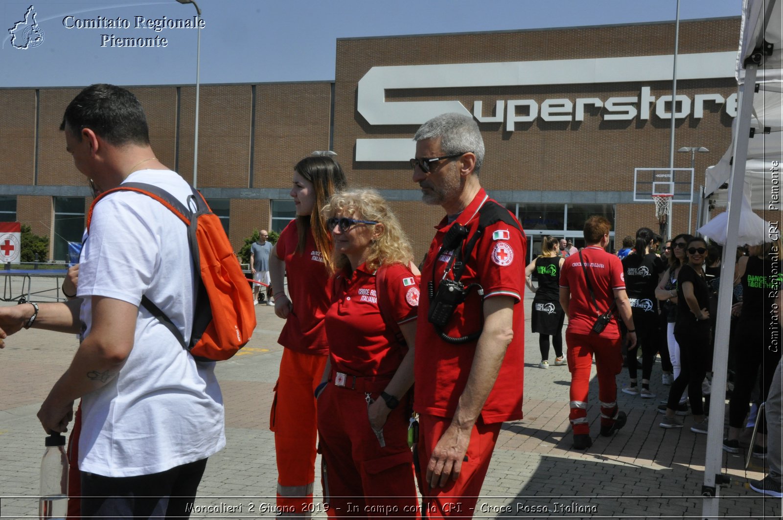 Moncalieri 2 Giugno 2019 - In campo con la CRI - Croce Rossa Italiana - Comitato Regionale del Piemonte