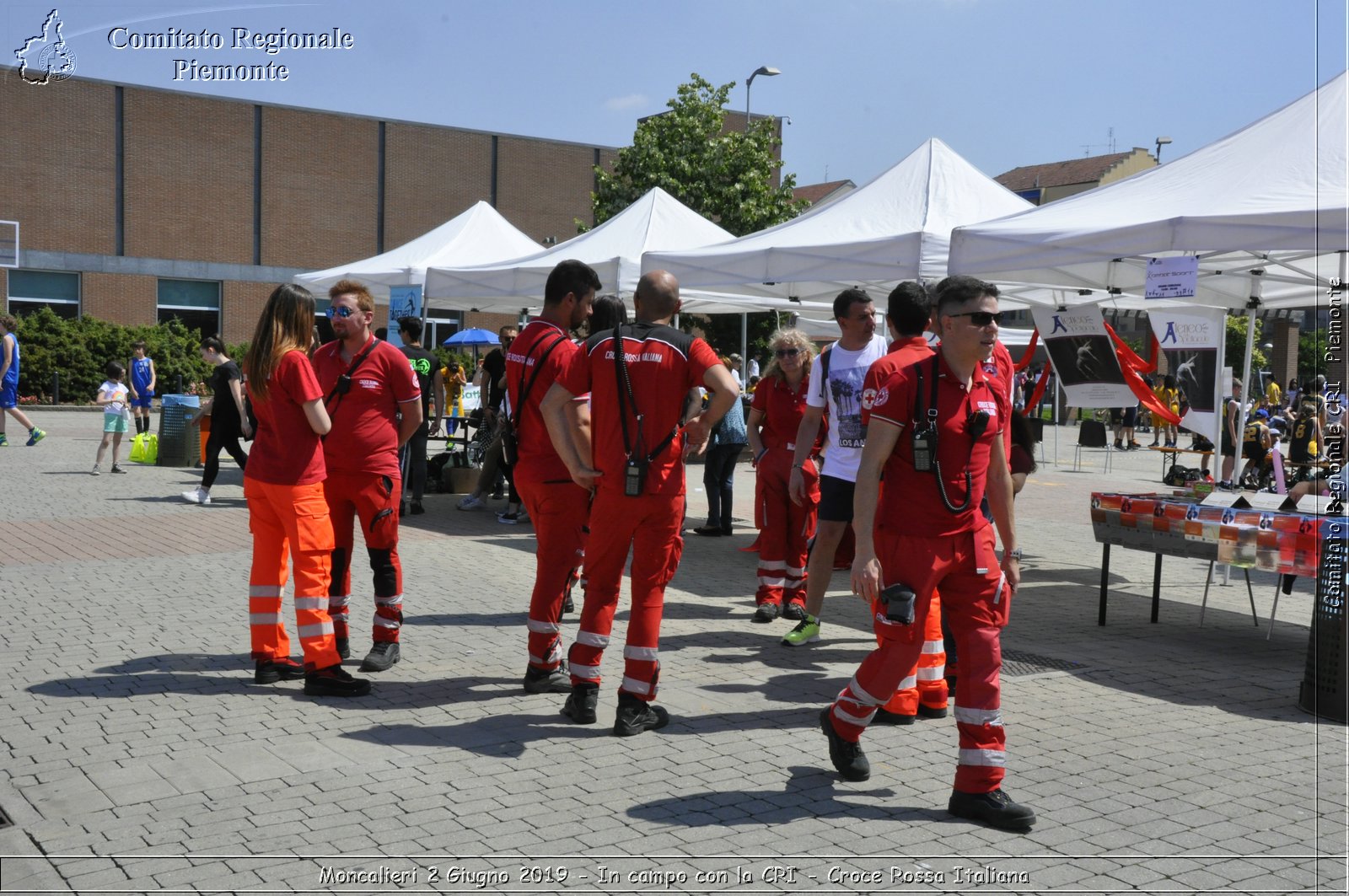 Moncalieri 2 Giugno 2019 - In campo con la CRI - Croce Rossa Italiana - Comitato Regionale del Piemonte