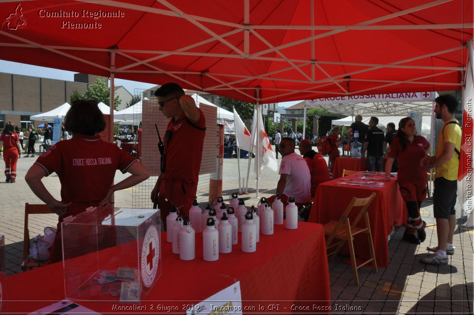 Moncalieri 2 Giugno 2019 - In campo con la CRI - Croce Rossa Italiana - Comitato Regionale del Piemonte