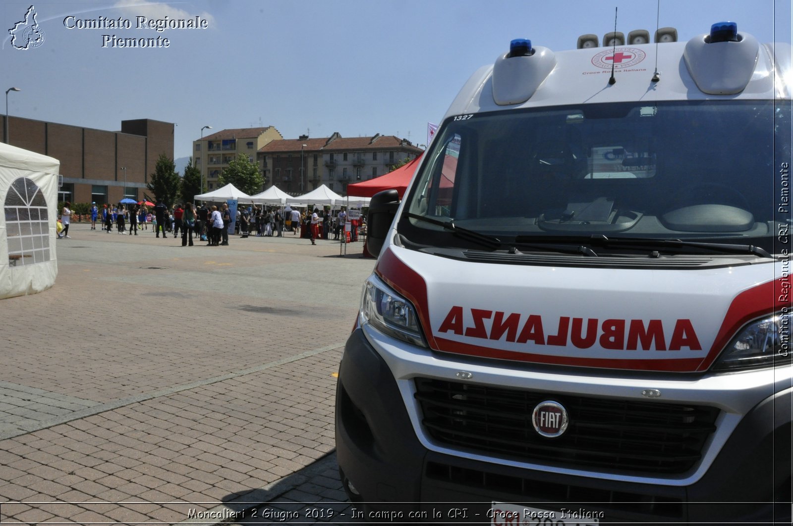 Moncalieri 2 Giugno 2019 - In campo con la CRI - Croce Rossa Italiana - Comitato Regionale del Piemonte