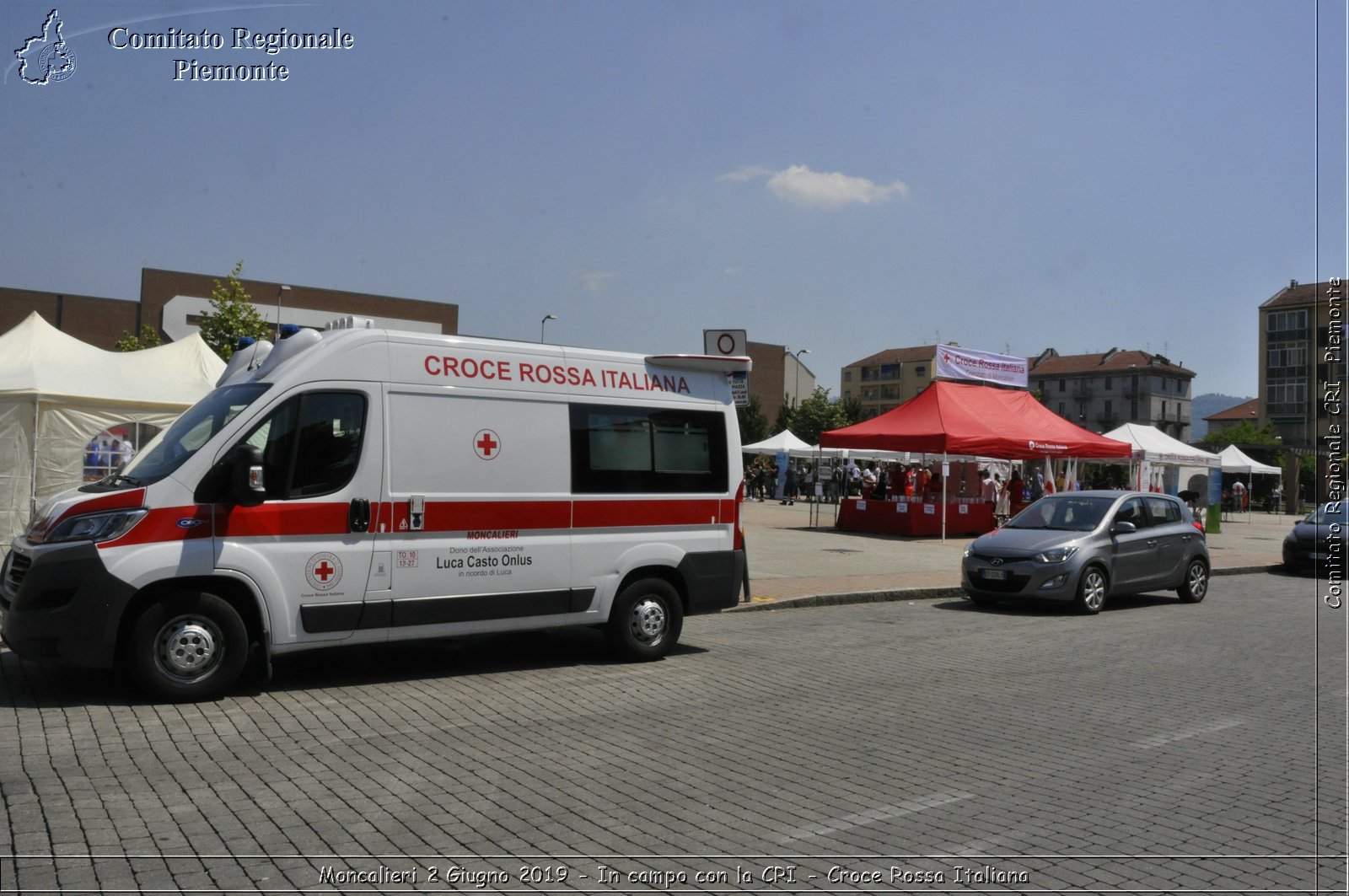 Moncalieri 2 Giugno 2019 - In campo con la CRI - Croce Rossa Italiana - Comitato Regionale del Piemonte