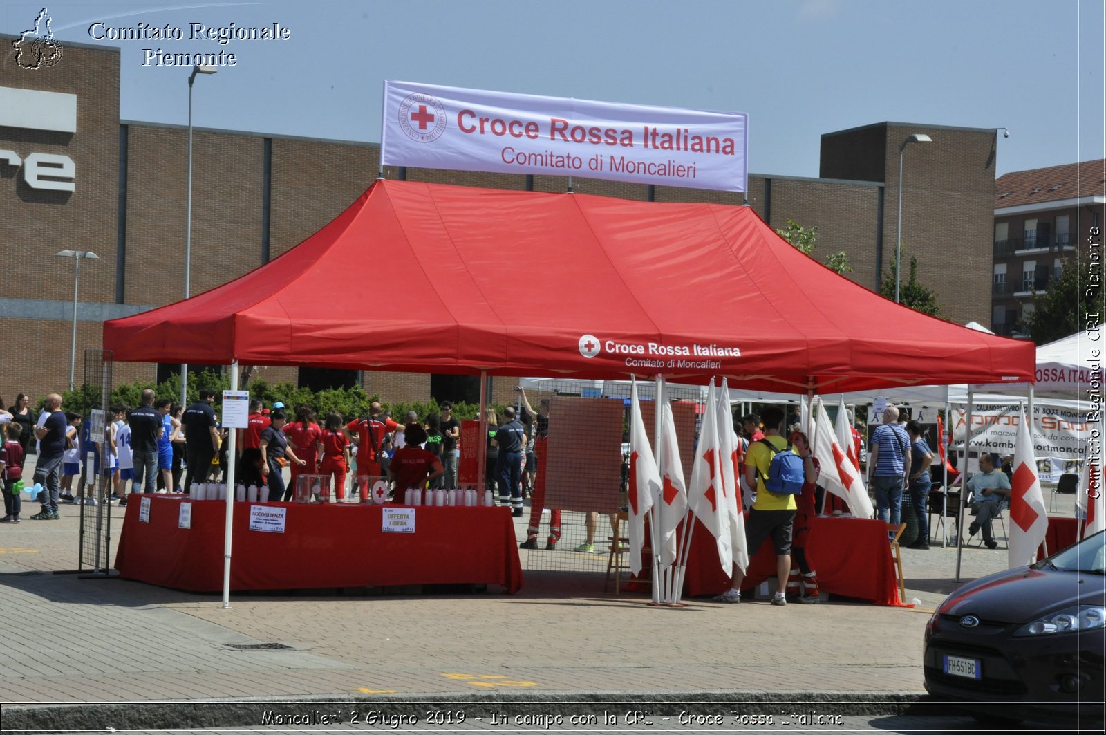 Moncalieri 2 Giugno 2019 - In campo con la CRI - Croce Rossa Italiana - Comitato Regionale del Piemonte