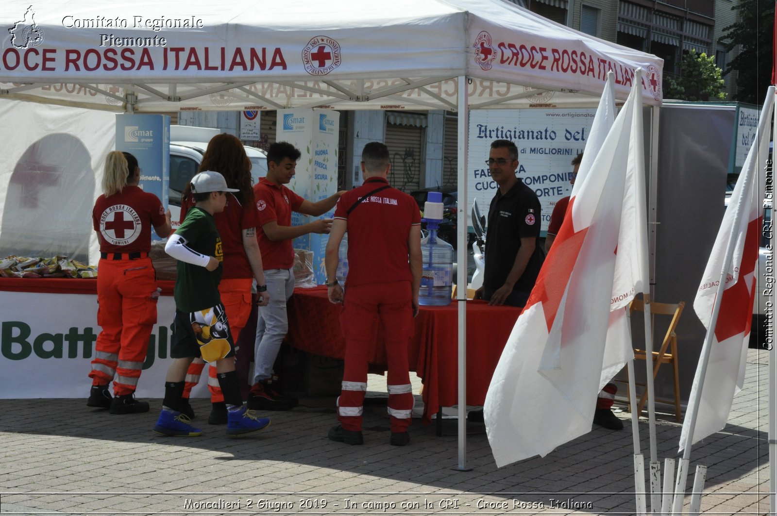 Moncalieri 2 Giugno 2019 - In campo con la CRI - Croce Rossa Italiana - Comitato Regionale del Piemonte