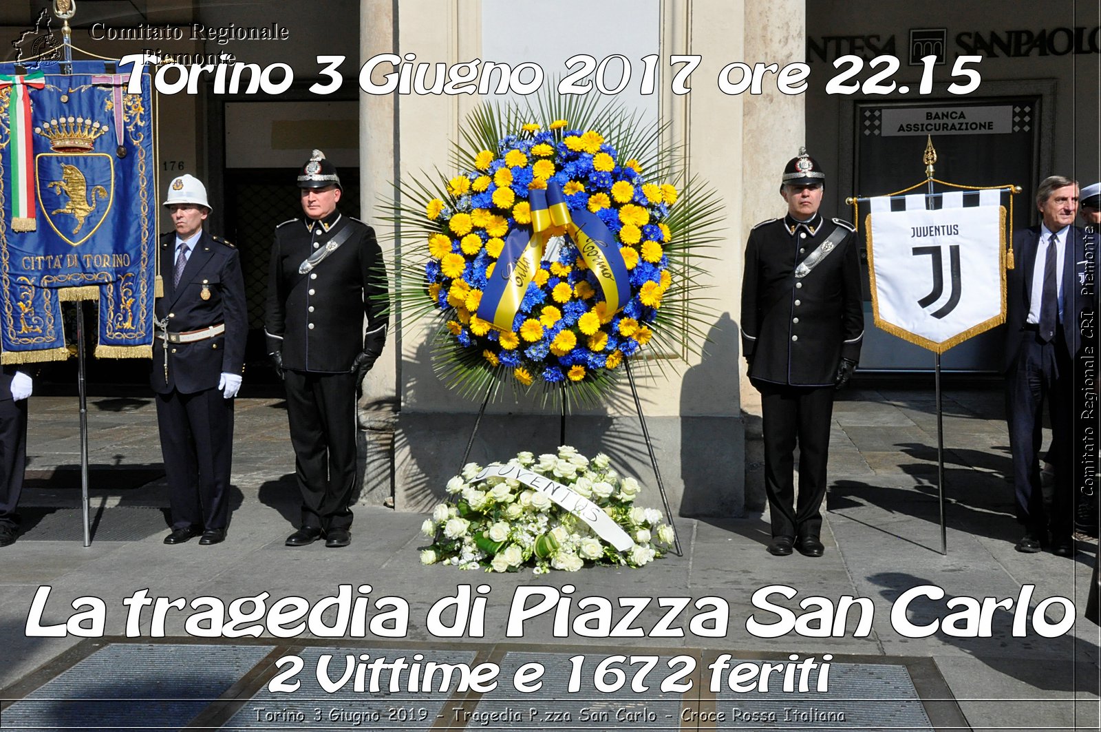 Torino 3 Giugno 2019 - Tragedia P.zza San Carlo - Croce Rossa Italiana - Comitato Regionale del Piemonte