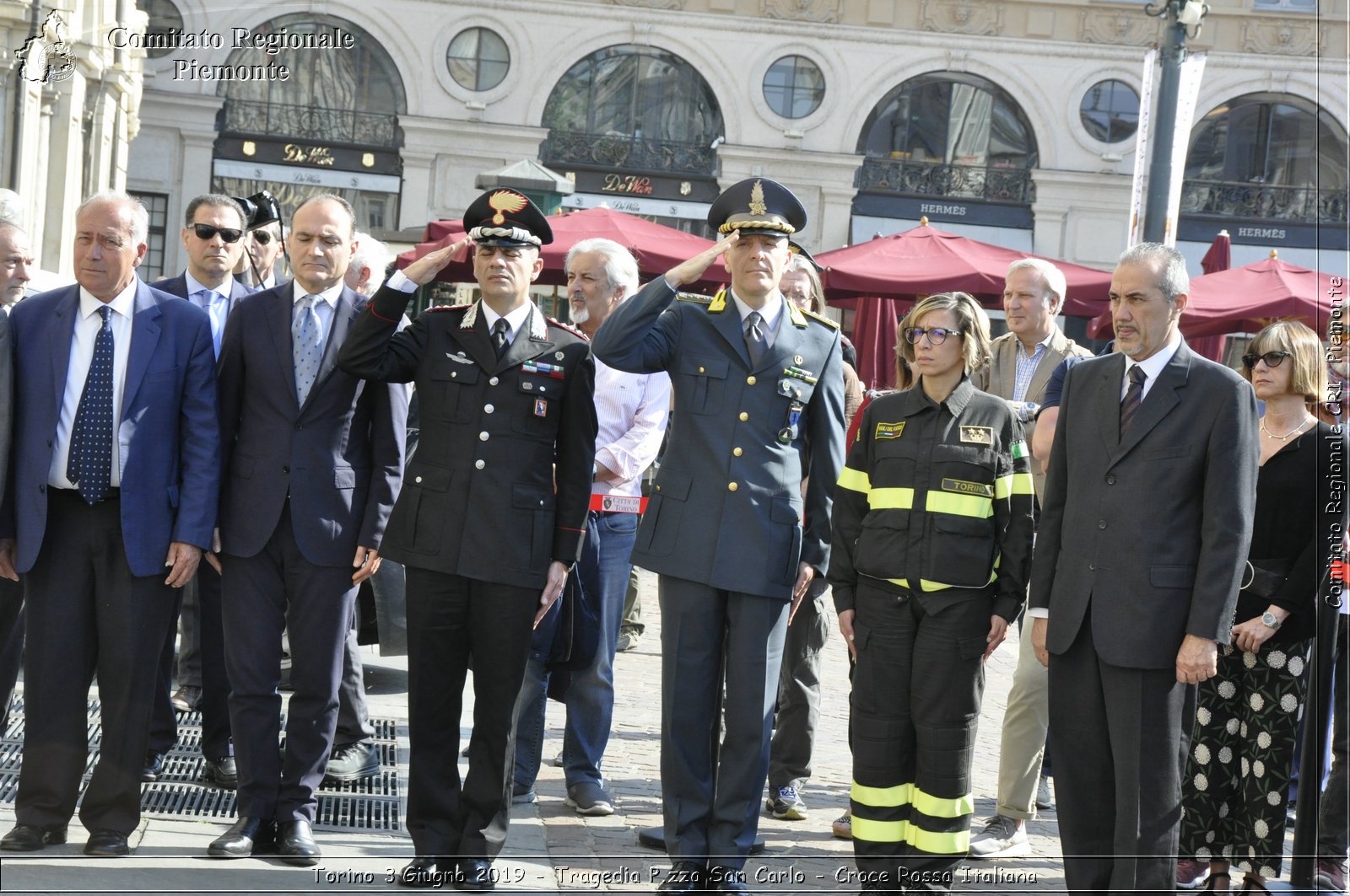 Torino 3 Giugno 2019 - Tragedia P.zza San Carlo - Croce Rossa Italiana - Comitato Regionale del Piemonte