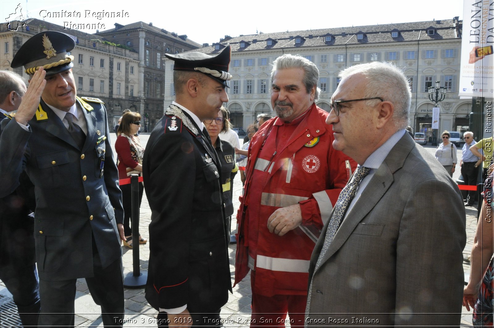 Torino 3 Giugno 2019 - Tragedia P.zza San Carlo - Croce Rossa Italiana - Comitato Regionale del Piemonte