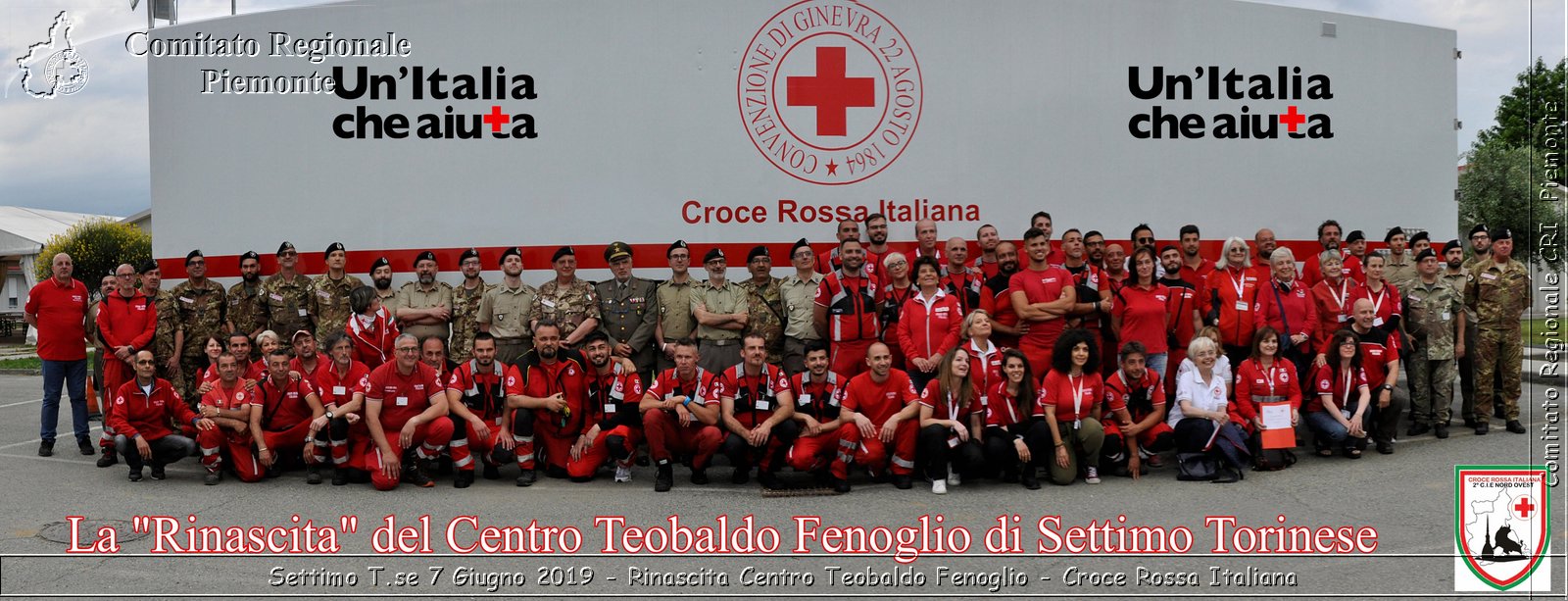 Settimo T.se 7 Giugno 2019 - Rinascita Centro Teobaldo Fenoglio - Croce Rossa Italiana - Comitato Regionale del Piemonte