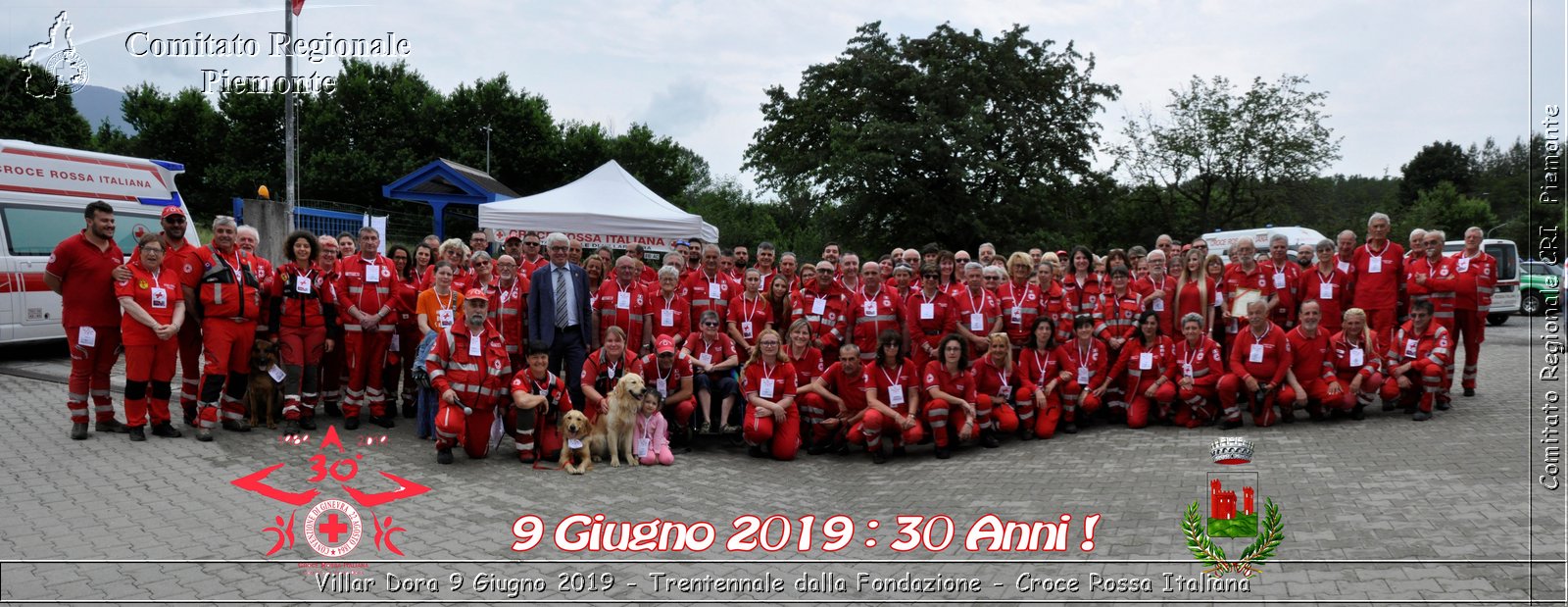 Villar Dora 9 Giugno 2019 - Trentennale dalla Fondazione - Croce Rossa Italiana - Comitato Regionale del Piemonte