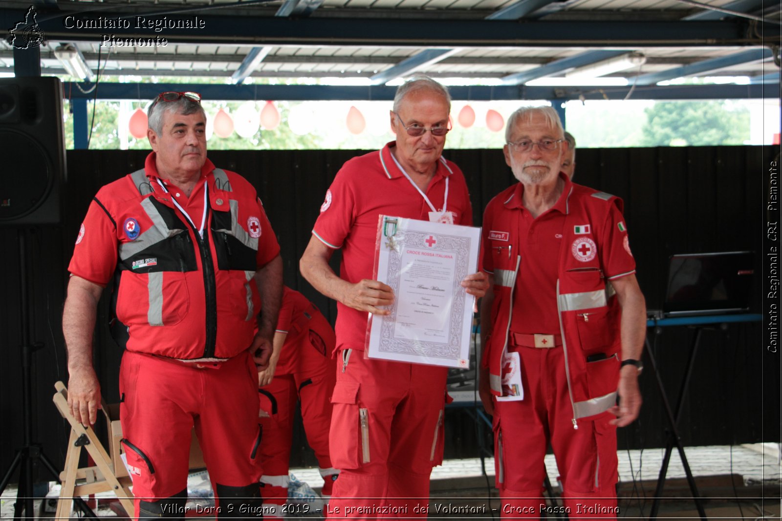 Villar Dora 9 Giugno 2019 - Le premiazioni dei Volontari - Croce Rossa Italiana - Comitato Regionale del Piemonte