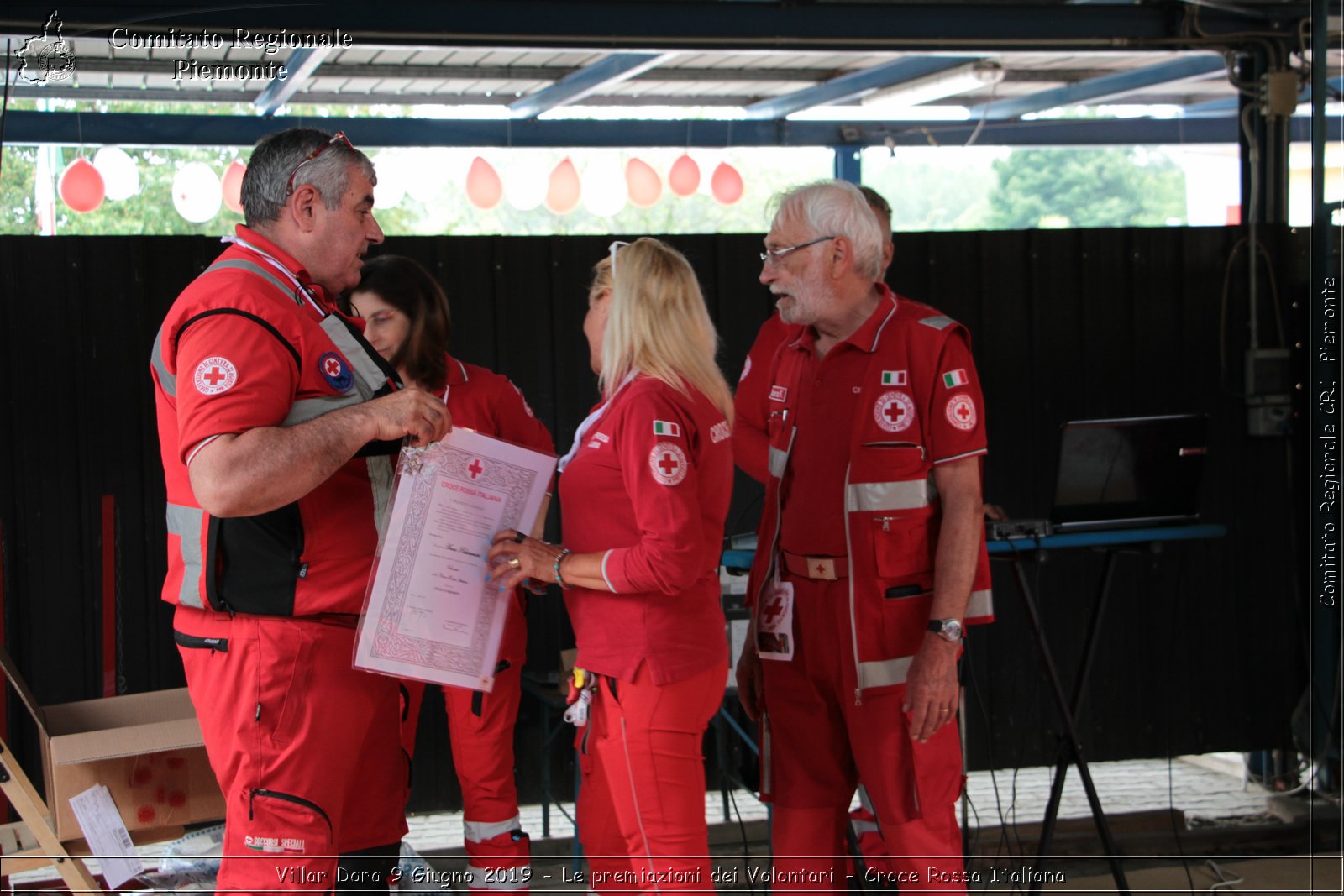 Villar Dora 9 Giugno 2019 - Le premiazioni dei Volontari - Croce Rossa Italiana - Comitato Regionale del Piemonte