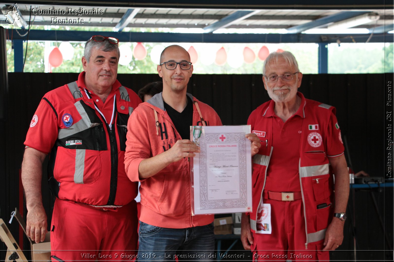 Villar Dora 9 Giugno 2019 - Le premiazioni dei Volontari - Croce Rossa Italiana - Comitato Regionale del Piemonte