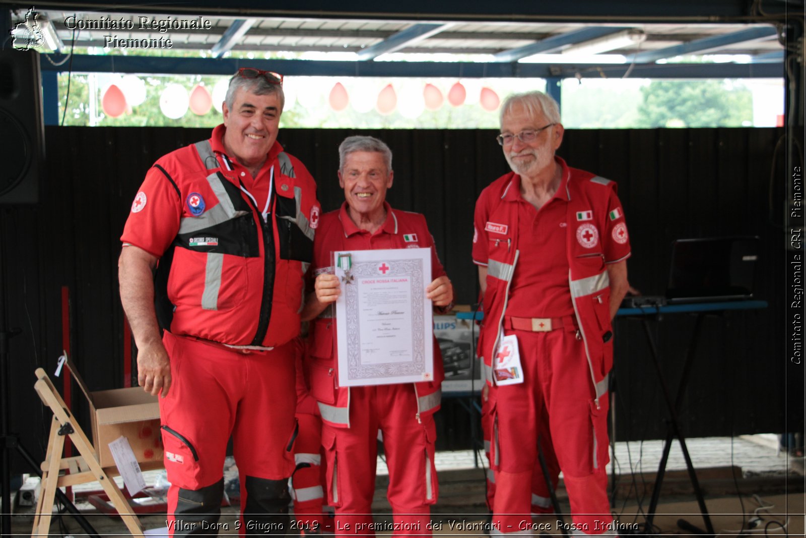 Villar Dora 9 Giugno 2019 - Le premiazioni dei Volontari - Croce Rossa Italiana - Comitato Regionale del Piemonte