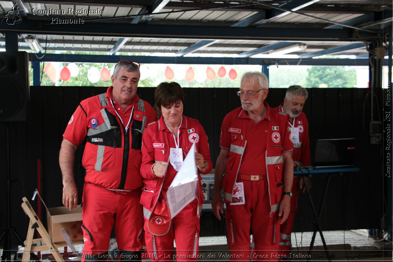 Villar Dora 9 Giugno 2019 - Le premiazioni dei Volontari - Croce Rossa Italiana - Comitato Regionale del Piemonte