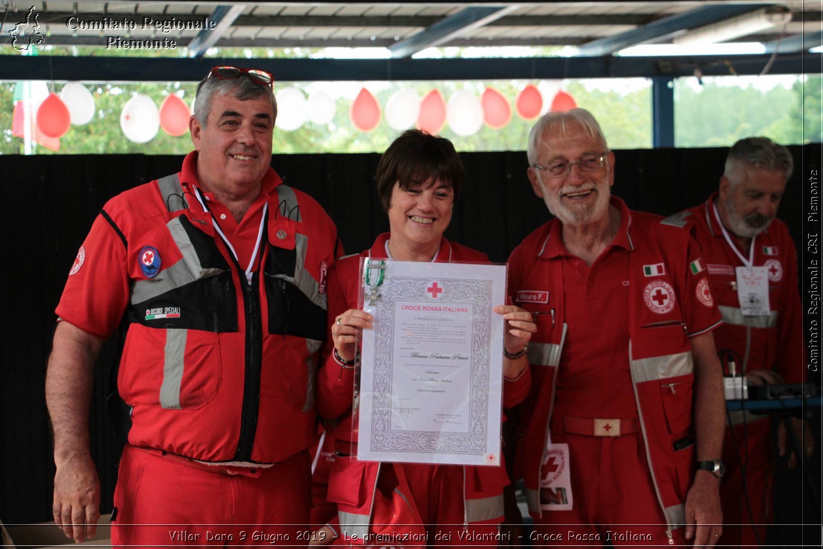 Villar Dora 9 Giugno 2019 - Le premiazioni dei Volontari - Croce Rossa Italiana - Comitato Regionale del Piemonte