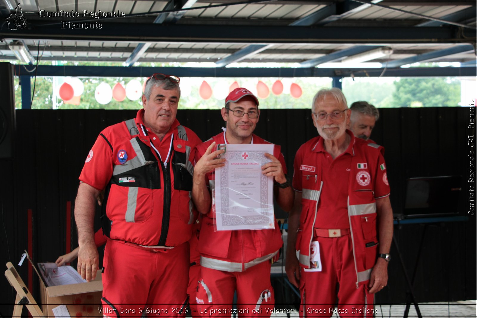 Villar Dora 9 Giugno 2019 - Le premiazioni dei Volontari - Croce Rossa Italiana - Comitato Regionale del Piemonte