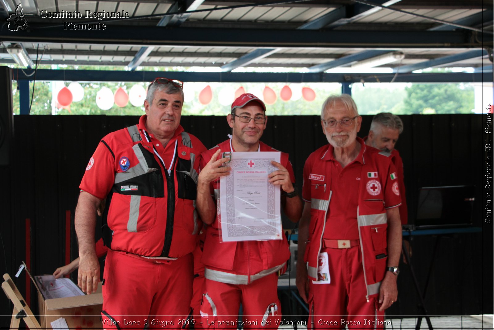 Villar Dora 9 Giugno 2019 - Le premiazioni dei Volontari - Croce Rossa Italiana - Comitato Regionale del Piemonte