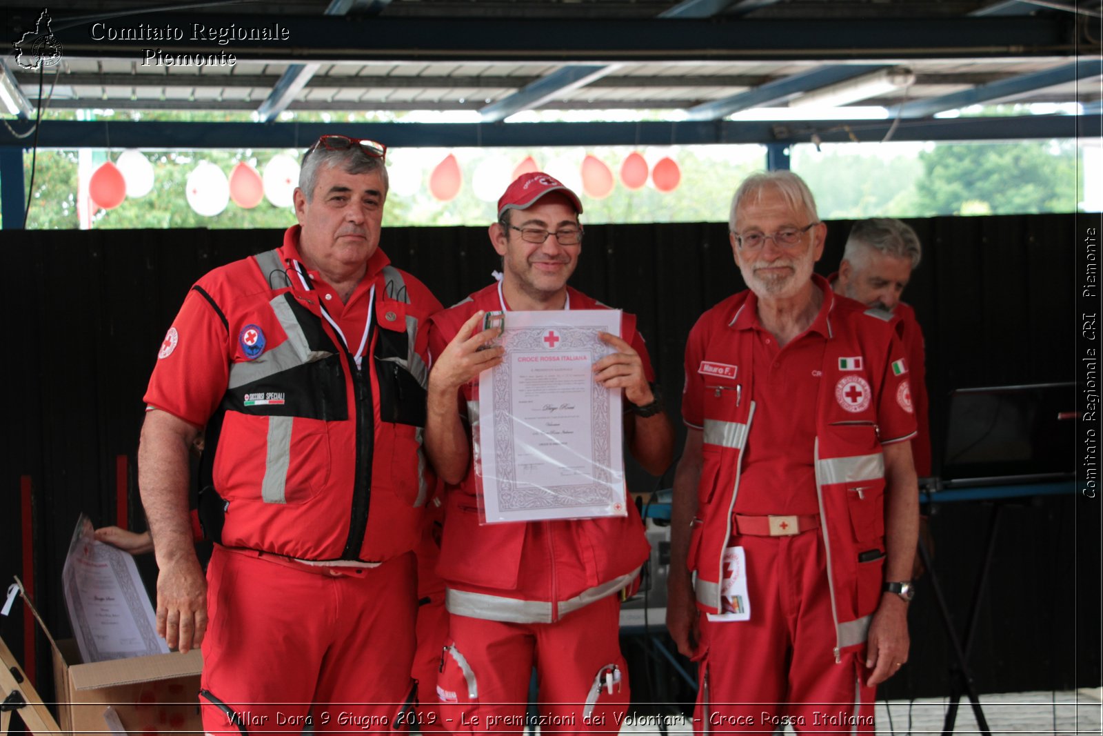 Villar Dora 9 Giugno 2019 - Le premiazioni dei Volontari - Croce Rossa Italiana - Comitato Regionale del Piemonte