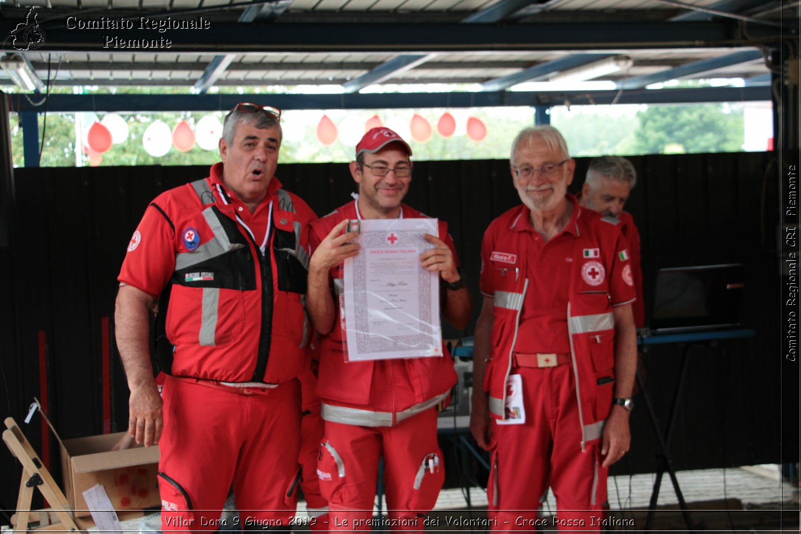 Villar Dora 9 Giugno 2019 - Le premiazioni dei Volontari - Croce Rossa Italiana - Comitato Regionale del Piemonte