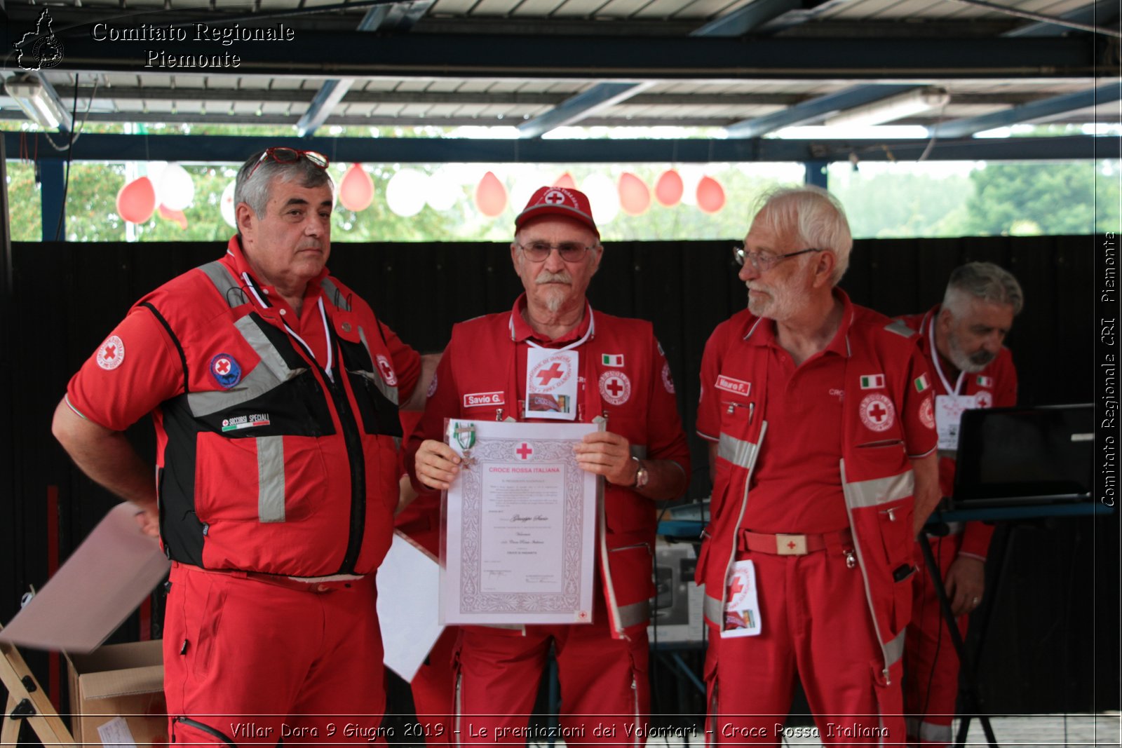 Villar Dora 9 Giugno 2019 - Le premiazioni dei Volontari - Croce Rossa Italiana - Comitato Regionale del Piemonte