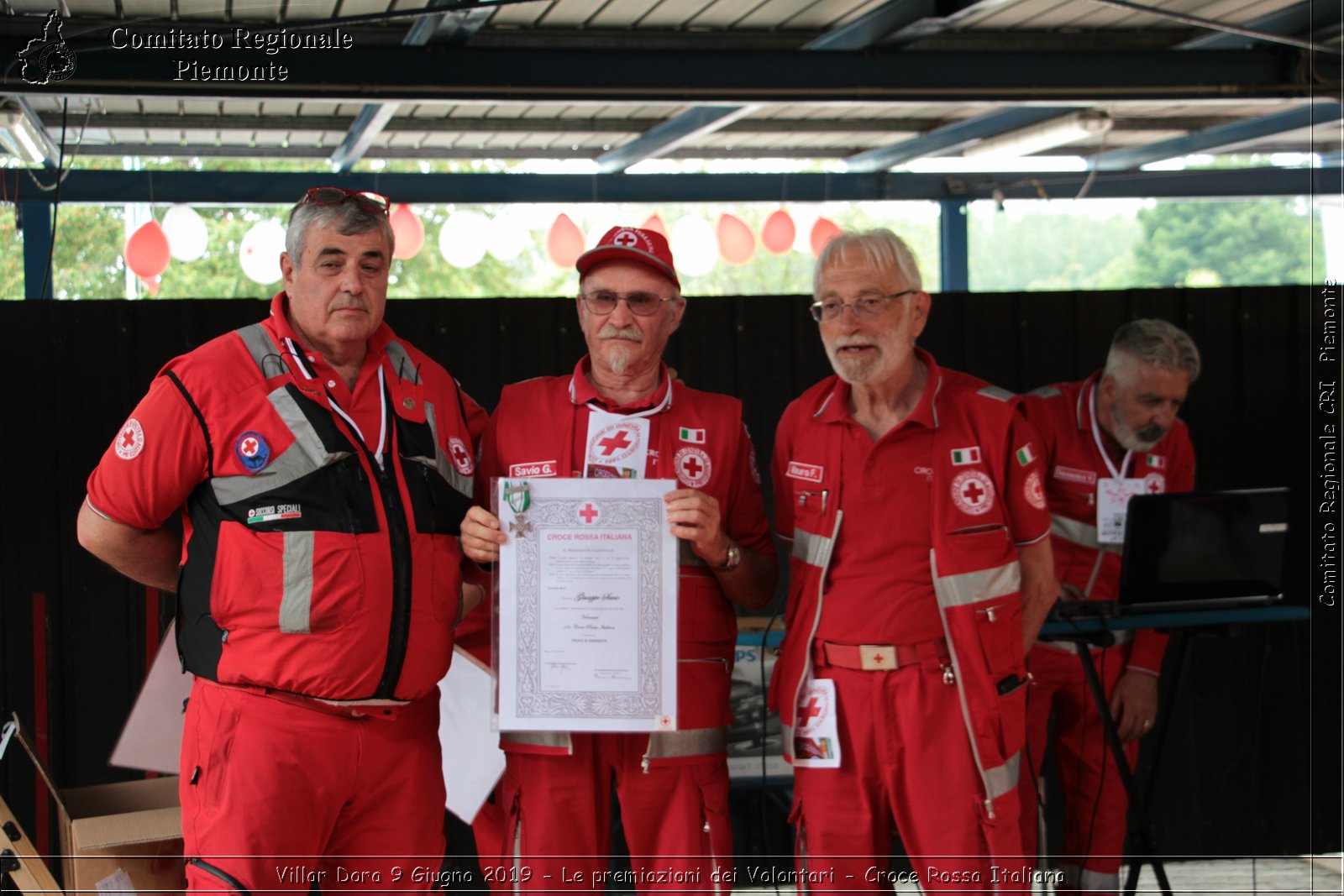 Villar Dora 9 Giugno 2019 - Le premiazioni dei Volontari - Croce Rossa Italiana - Comitato Regionale del Piemonte