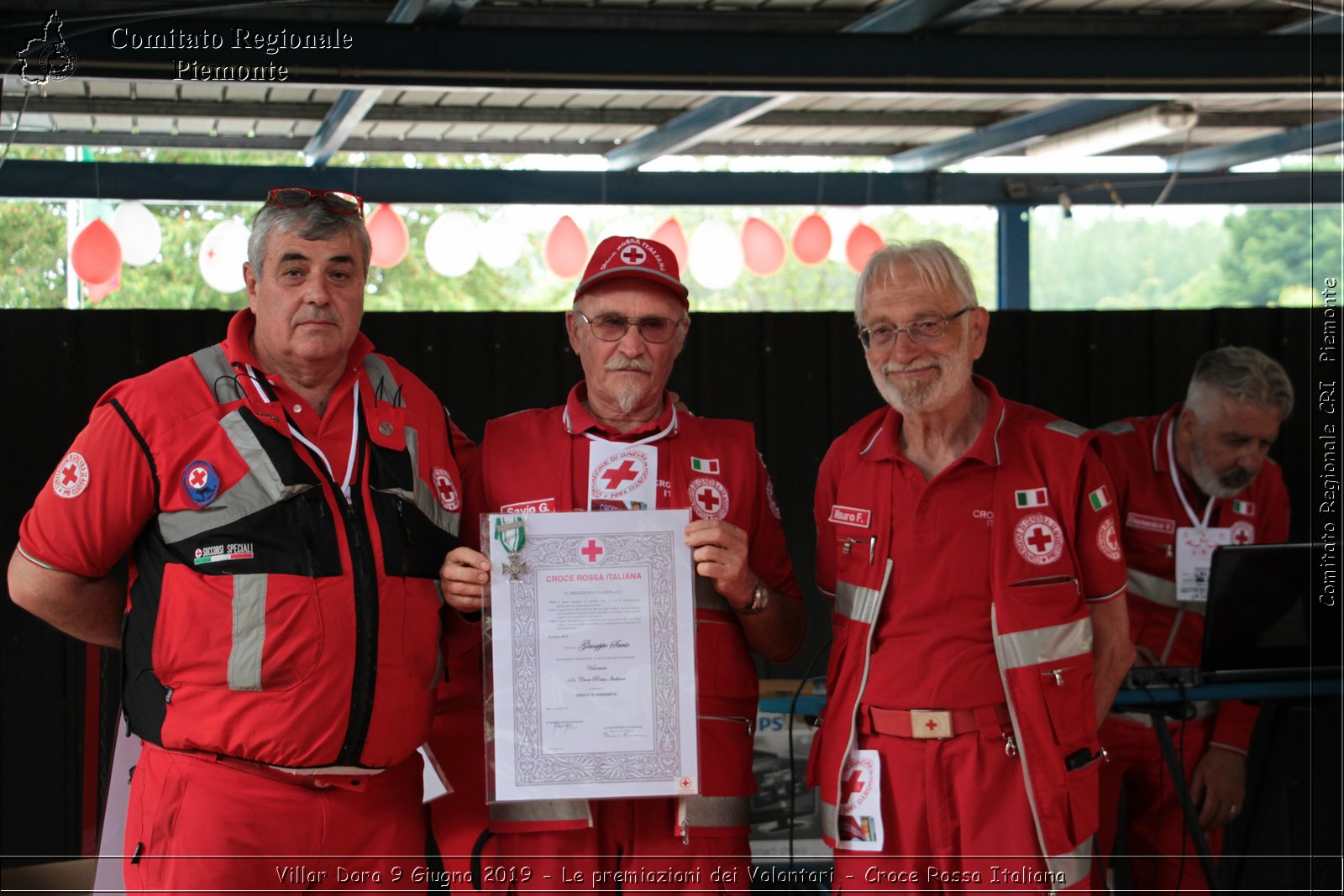 Villar Dora 9 Giugno 2019 - Le premiazioni dei Volontari - Croce Rossa Italiana - Comitato Regionale del Piemonte