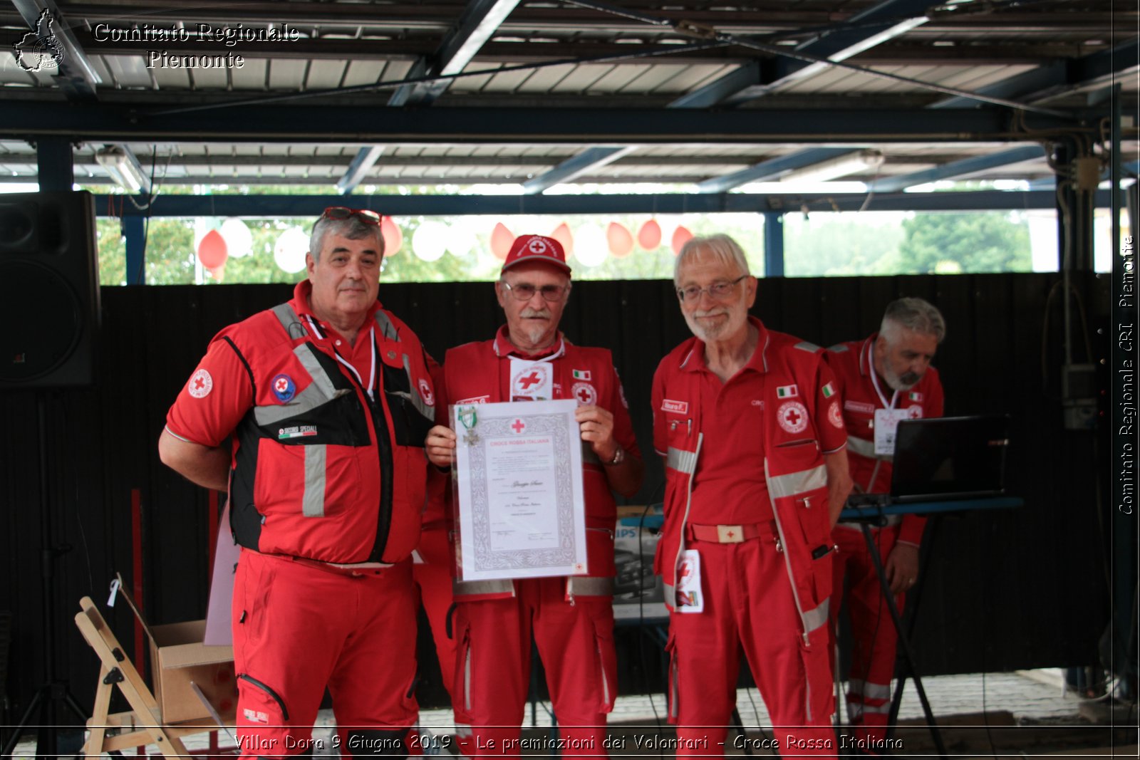 Villar Dora 9 Giugno 2019 - Le premiazioni dei Volontari - Croce Rossa Italiana - Comitato Regionale del Piemonte