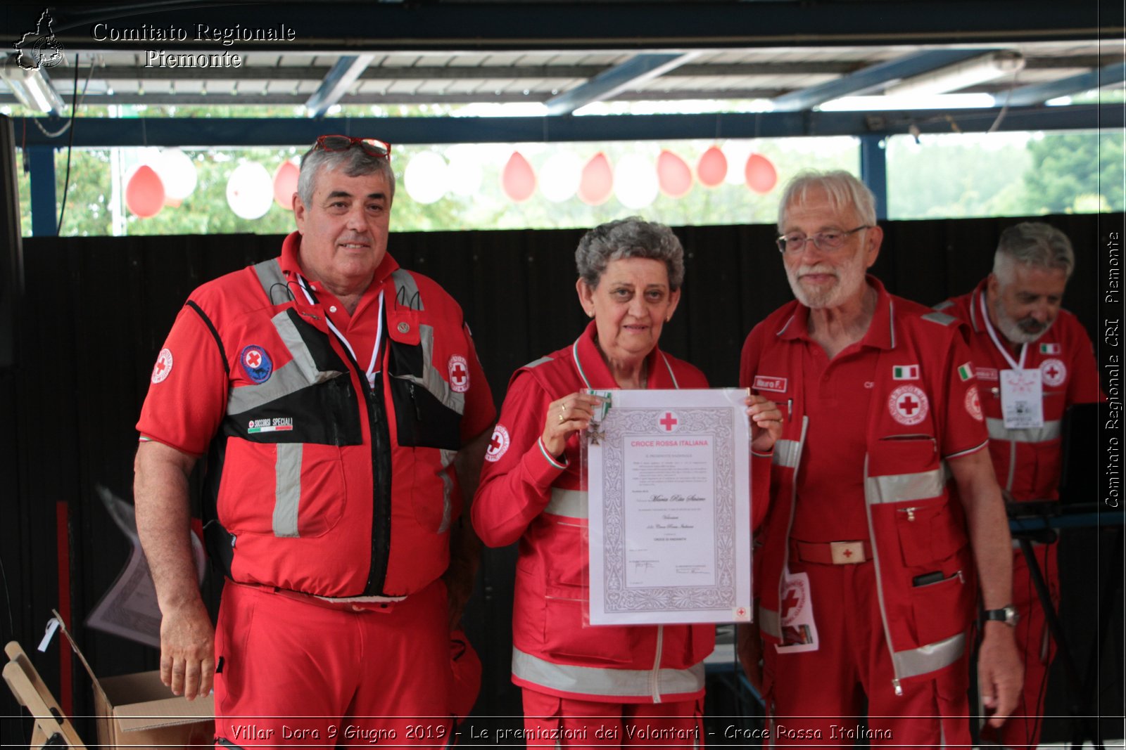 Villar Dora 9 Giugno 2019 - Le premiazioni dei Volontari - Croce Rossa Italiana - Comitato Regionale del Piemonte