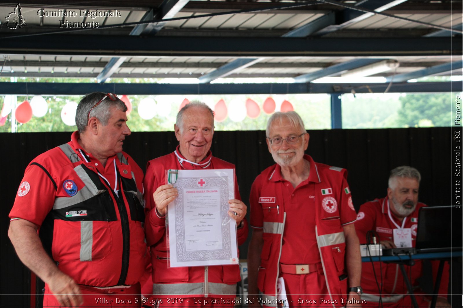 Villar Dora 9 Giugno 2019 - Le premiazioni dei Volontari - Croce Rossa Italiana - Comitato Regionale del Piemonte