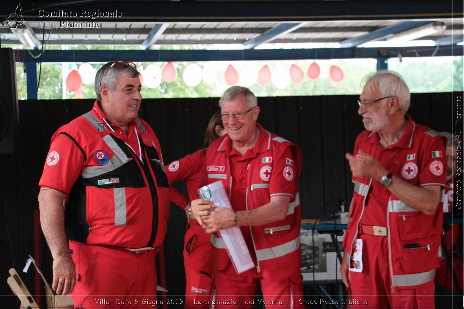 Villar Dora 9 Giugno 2019 - Le premiazioni dei Volontari - Croce Rossa Italiana - Comitato Regionale del Piemonte