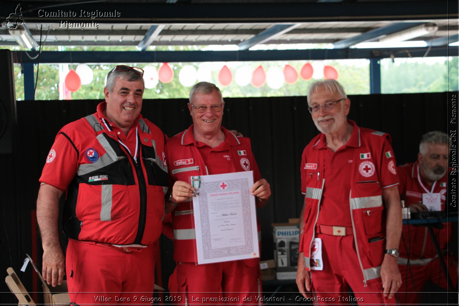 Villar Dora 9 Giugno 2019 - Le premiazioni dei Volontari - Croce Rossa Italiana - Comitato Regionale del Piemonte