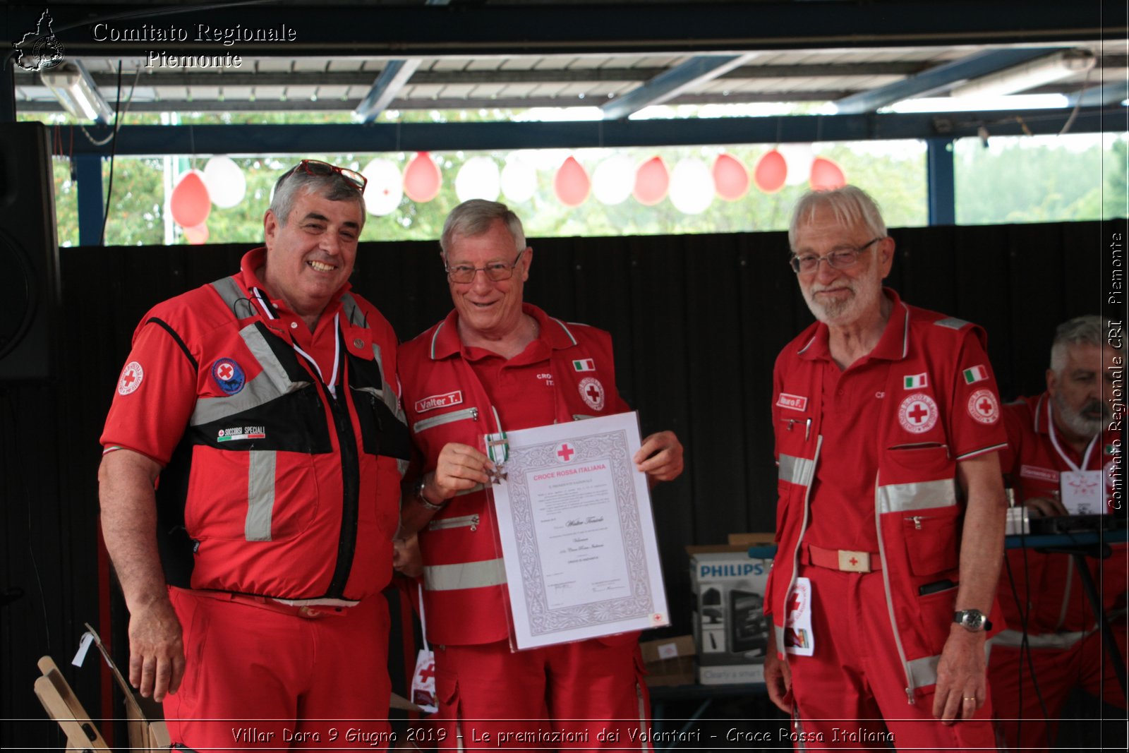 Villar Dora 9 Giugno 2019 - Le premiazioni dei Volontari - Croce Rossa Italiana - Comitato Regionale del Piemonte