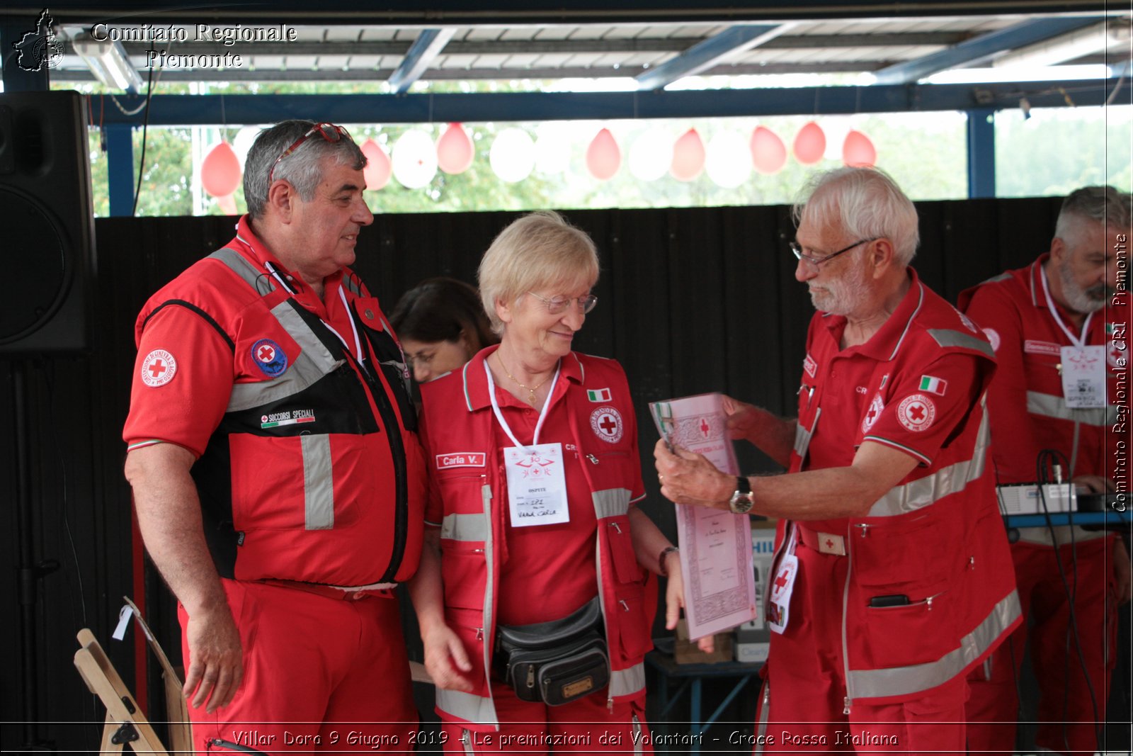 Villar Dora 9 Giugno 2019 - Le premiazioni dei Volontari - Croce Rossa Italiana - Comitato Regionale del Piemonte