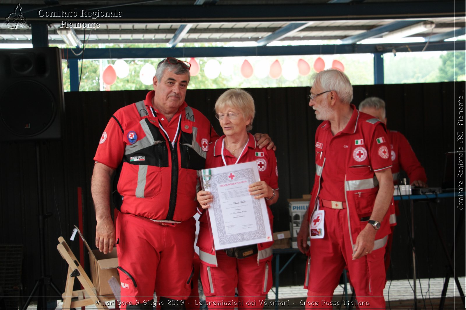 Villar Dora 9 Giugno 2019 - Le premiazioni dei Volontari - Croce Rossa Italiana - Comitato Regionale del Piemonte