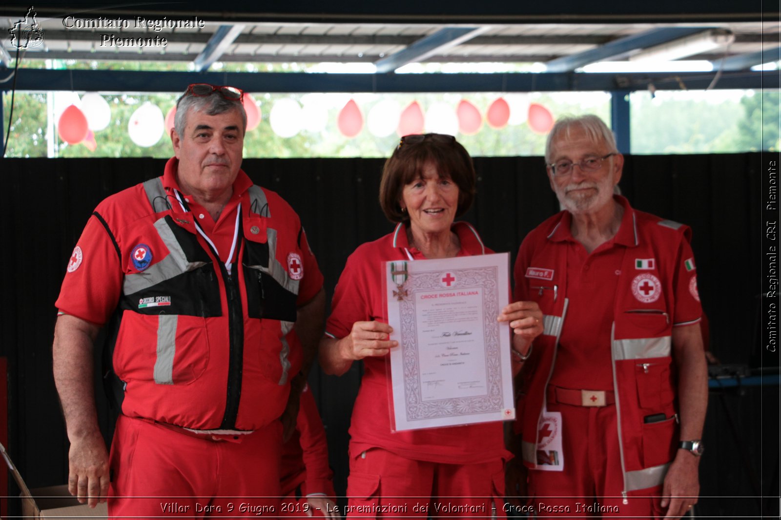 Villar Dora 9 Giugno 2019 - Le premiazioni dei Volontari - Croce Rossa Italiana - Comitato Regionale del Piemonte