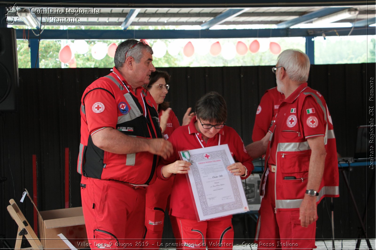 Villar Dora 9 Giugno 2019 - Le premiazioni dei Volontari - Croce Rossa Italiana - Comitato Regionale del Piemonte